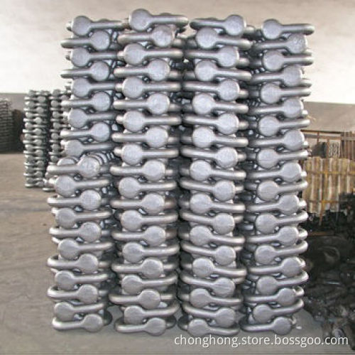 Shackle with Red Pin, Made of Hot-dipped Galvanized Forged Material